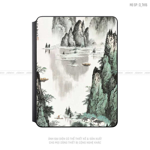 Dán Skin Magic Keyboard Hình Thư Pháp | D_TH16