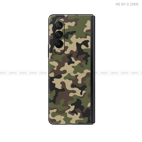 Dán Skin Galaxy Z Fold3 Hình Camo | D_CM05
