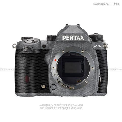 Dán Skin Máy Ảnh Pentax Vân Tổ Ong Xanh | ORACAL - HC933