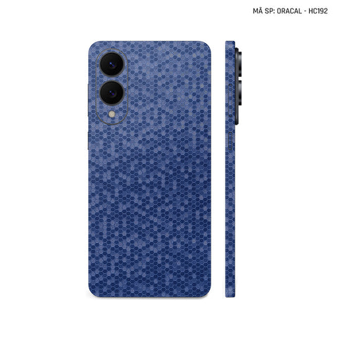 Dán Skin Samsung Galaxy S25 Series Vân Tổ Ong Xanh | HC192