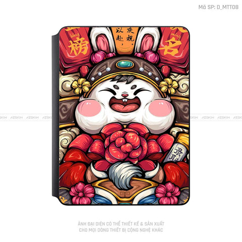 Dán Skin Magic Keyboard Hình Mèo Thần Tài | D_MTT08