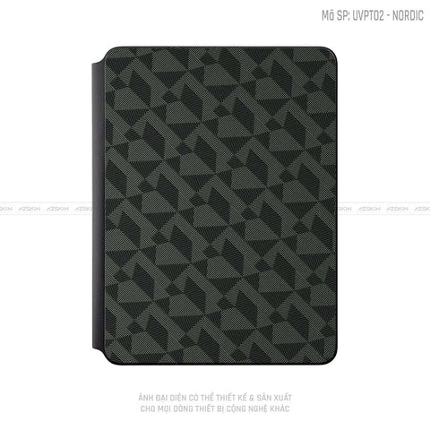 Dán Skin Magic Keyboard Vân Nordic Xanh | UVPT02