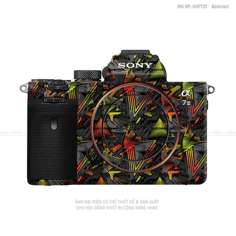 Dán Skin Máy Ảnh Sony Vân Nổi Abstract 03 | UVPT21