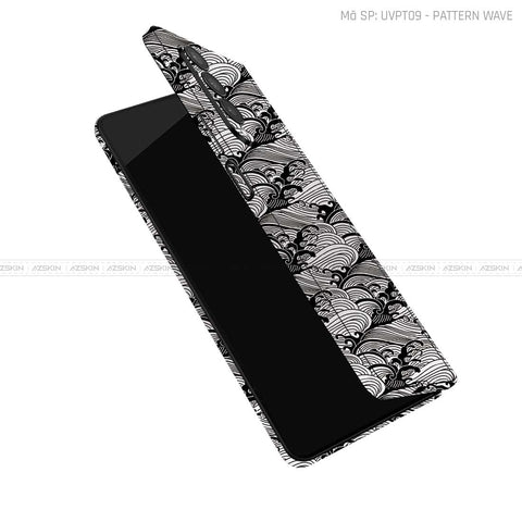 Dán Skin Galaxy Z Fold3 Vân Sóng Trắng | UVPT09