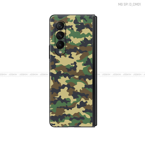 Dán Skin Galaxy Z Fold3 Hình Camo | D_CM01
