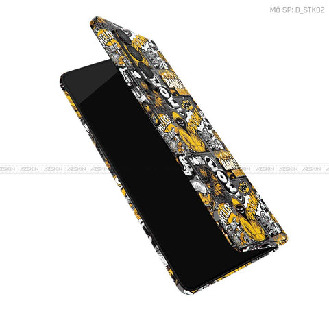 Dán Skin Galaxy Z Fold3 Hình Sticker | D_STK02
