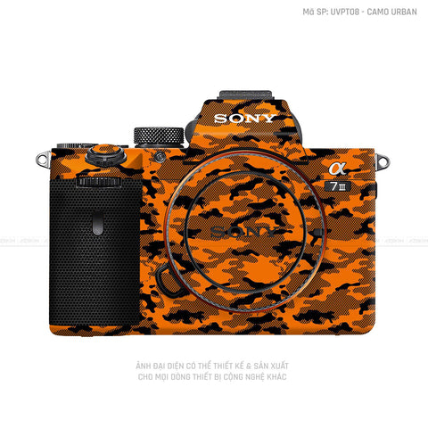 Dán Skin Máy Ảnh Sony Vân Camo Urban Cam | UVPT08