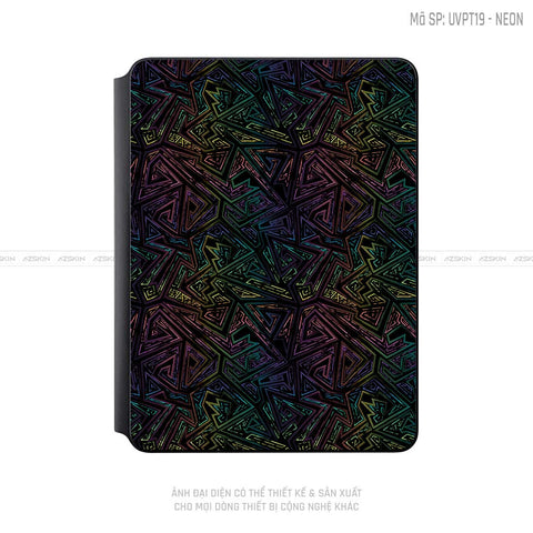Dán Skin Magic Keyboard Vân Neon 02 | UVPT19