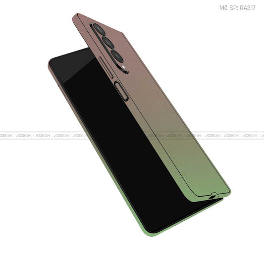 Dán Skin Galaxy Z Fold 6 Đổi Chuyển Màu Xanh Lá | RA317