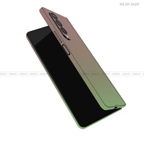 Dán Skin Galaxy Z Fold 6 Đổi Chuyển Màu Xanh Lá | RA317