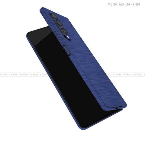 Dán Skin Galaxy Z Fold3 Vân Titan Xước Xanh | AZFILM - TT04