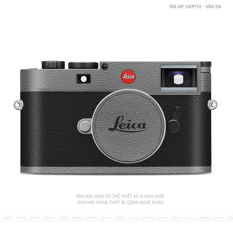 Dán Skin Máy Ảnh Leica Vân Da Xám | UVPT13