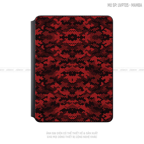 Dán Skin Magic Keyboard Vân Mamba Đỏ | UVPT05