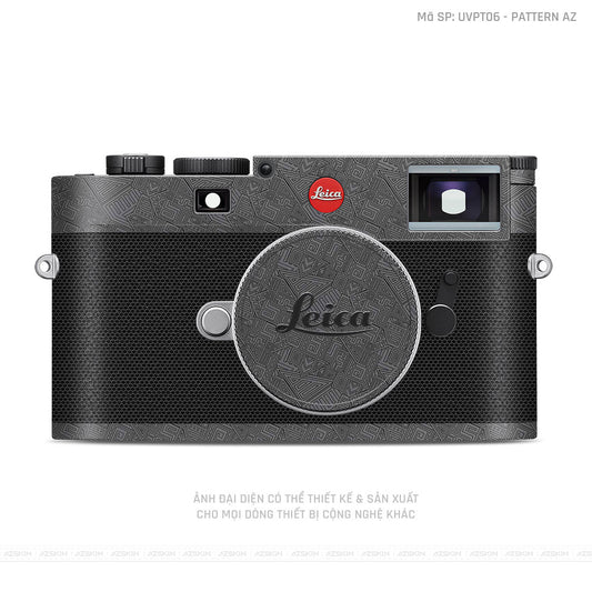 Dán Skin Máy Ảnh Leica Vân Pattern AZ Xám | UVPT06