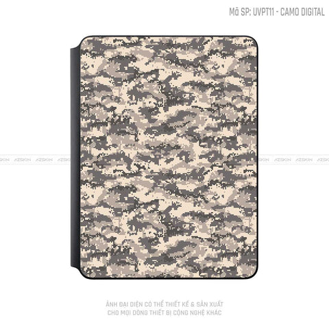 Dán Skin Magic Keyboard Vân Camo Digital Xanh | UVPT11