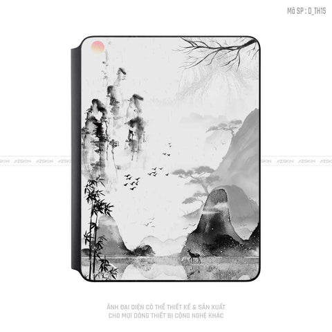 Dán Skin Magic Keyboard Hình Thư Pháp | D_TH15