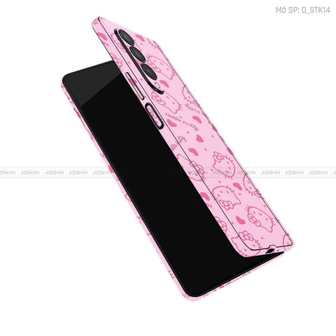 Dán Skin Galaxy Z Fold4 Hình Sticker Hello Kitty | D_STK14