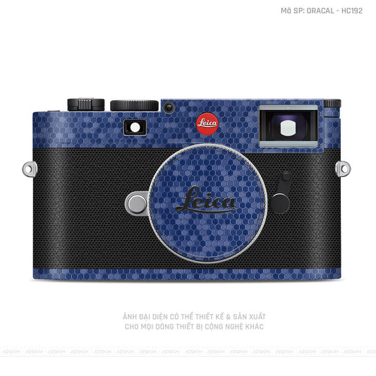Dán Skin Máy Ảnh Leica Vân Tổ Ong Xanh | ORACAL - HC192