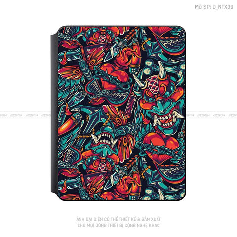 Dán Skin Magic Keyboard Hình Tattoo | D_NTX39