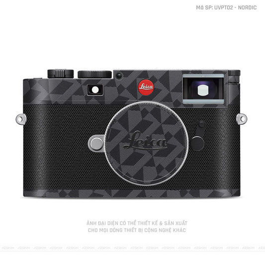 Dán Skin Máy Ảnh Leica Vân Nổi Nordic Xám | UVPT02