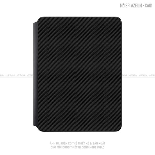 Dán Skin Magic Keyboard Vân Carbon Đen | CA01