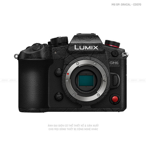 Dán Skin Máy Ảnh Lumix Vân Cocoon Black | ORACAL - CO070