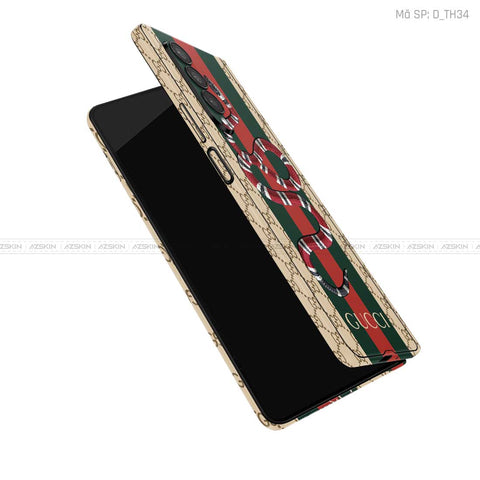 Dán Skin Galaxy Z Fold3 Hình Gucci | D_TH34