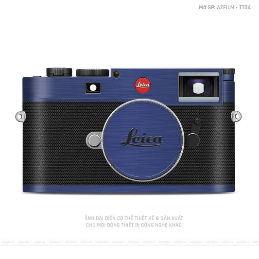 Dán Skin Máy Ảnh Leica Vân Titan Xanh | AZFILM - TT04