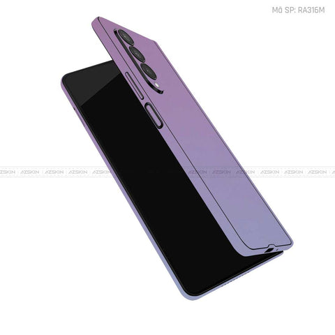 Dán Skin 3M/Oracal Galaxy Z Fold3 Chuyển Màu Tím | RA316