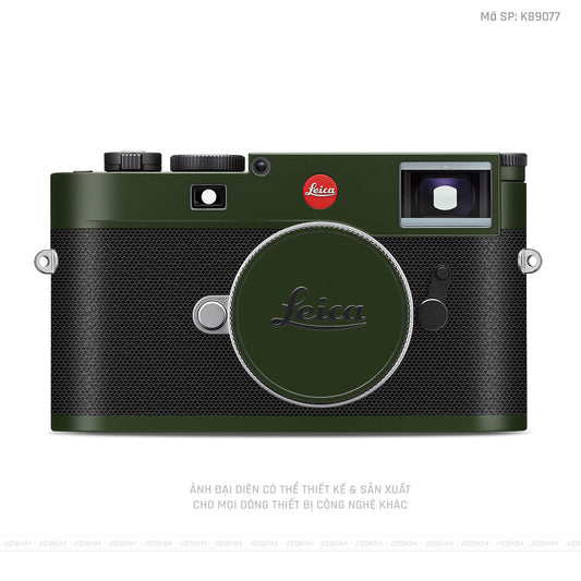 Dán Skin Máy Ảnh Leica Màu Xanh Rêu | K89077