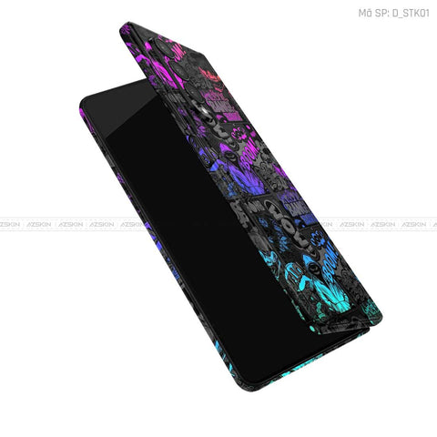 Dán Skin Galaxy Z Fold4 Hình Sticker | D_STK01