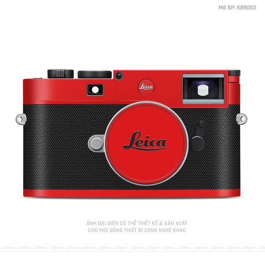 Dán Skin Máy Ảnh Leica Màu Đỏ | K89041