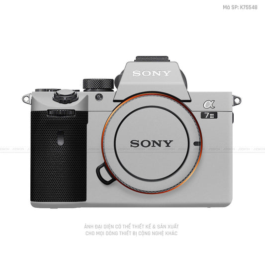 Dán Skin Máy Ảnh Sony Màu Bạc | K75548