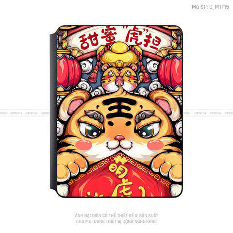 Dán Skin Magic Keyboard Hình Mèo Thần Tài | D_MTT15