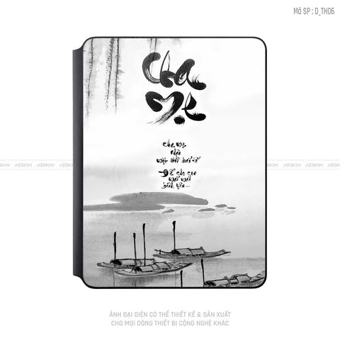 Dán Skin Magic Keyboard Hình Thư Pháp | D_TH06