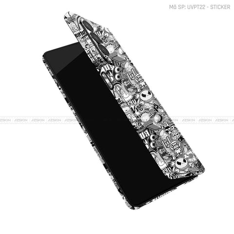 Dán Skin Galaxy Z Fold3 Vân Sticker 02 | UVPT22