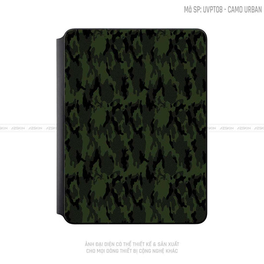 Dán Skin Magic Keyboard Vân Camo Urban Xanh | UVPT08