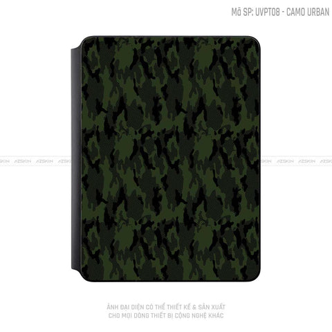 Dán Skin Magic Keyboard Vân Camo Urban Xanh | UVPT08