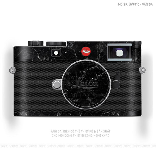 Dán Skin Máy Ảnh Leica Vân Đá Đen | UVPT10