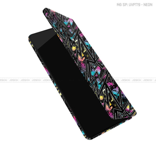 Dán Skin Galaxy Z Fold 6 Vân Nổi Neon 01 | UVPT19