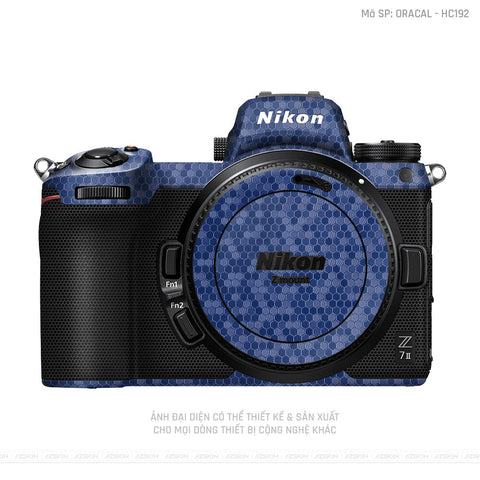 Dán Skin Máy Ảnh Nikon Vân Tổ Ong Xanh | ORACAL - HC192