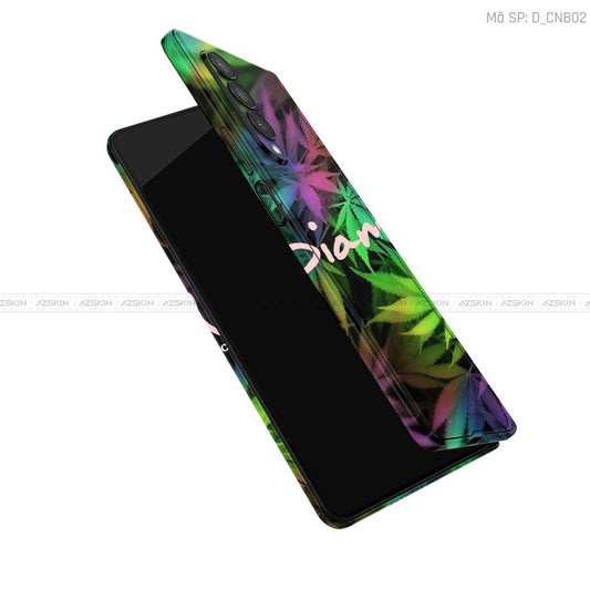 Dán Skin Galaxy Z Fold3 Hình Canabis | D_CNB02