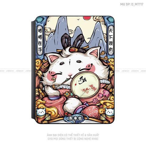 Dán Skin Magic Keyboard Hình Mèo Thần Tài | D_MTT17