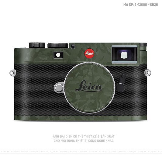 Dán Skin Máy Ảnh Leica Vân Camo Xanh | SB12
