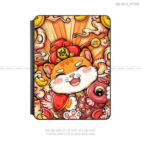 Dán Skin Magic Keyboard Hình Mèo Thần Tài | D_MTT09