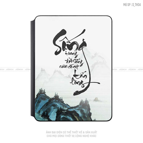 Dán Skin Magic Keyboard Hình Thư Pháp | D_TH04