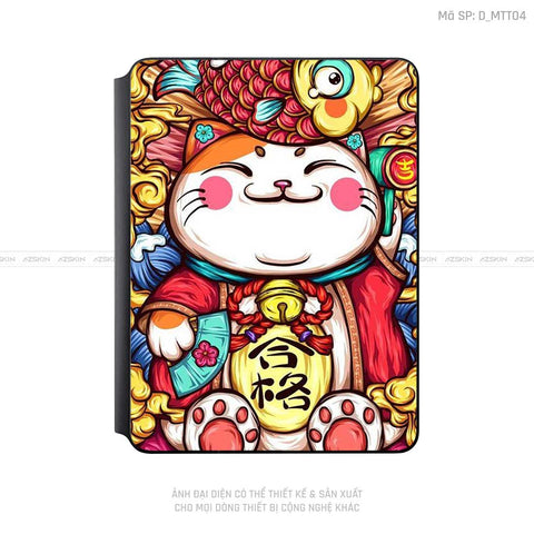 Dán Skin Magic Keyboard Hình Mèo Thần Tài | D_MTT04