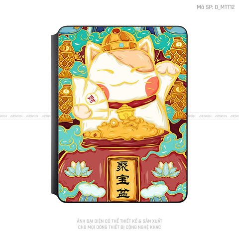 Dán Skin Magic Keyboard Hình Mèo Thần Tài | D_MTT12