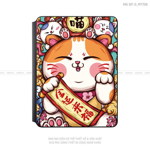 Dán Skin Magic Keyboard Hình Mèo Thần Tài | D_MTT06