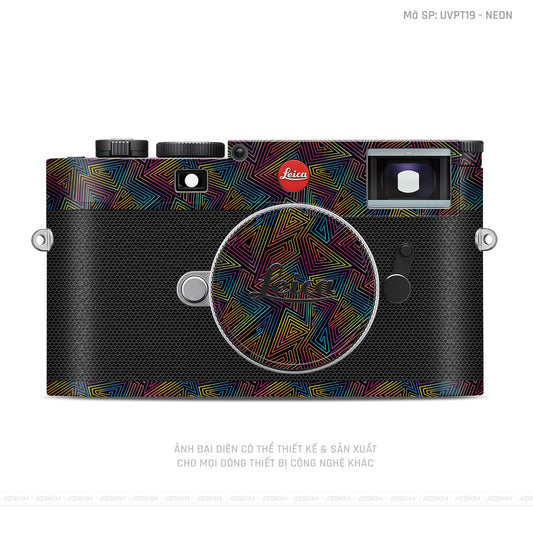 Dán Skin Máy Ảnh Leica Vân Nổi Neon 03 | UVPT19